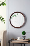 20x1.5"Transitional Decor Style Mango Wood Wall Mirror Wall Decor with Frame of Solid Mango Wood for W2078130426