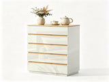 () 5-Drawer Color-Block Chest Particleboard Drawer Dresser 29.92*15.75*44.88in 21513410