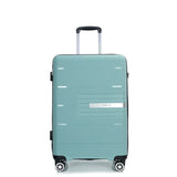 Hardshell Suitcase Double Spinner Wheels PP Luggage Sets Lightweight Durable Suitcase with TSA W284112578