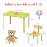 ZNTS Wooden tables and chairs for children 85400128