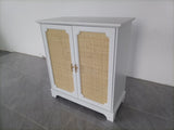 Sideboard Buffet Storage Liquor Cabinet with Rattan Decorated Doors, Kitchen Buffet Storage Cabinet, W1706P311105