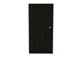 Richmond Rectangle Pantry Cabinet Black Wengue B06280273