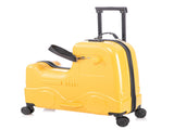 22 Inch Ride-on Suitcase for Kids & Teens, Toddler Travel Luggage with Seat, Spinner Wheels, Safety 29854927