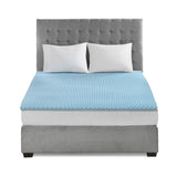 All Season Reversible Hypoallergenic 1.5" Cooling Mattress Topper B03595110