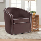 Kendall Maple Brown Swivel Chair B050P157990