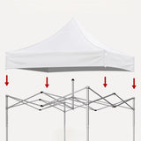 10x10 Canopy Replacement Top for Pop Up Canopy Tent and 4PC Pack Canopy Weight Bag W419P287602