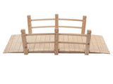 Arch Bridge Small Wooden Bridge Courtyard Outdoor Anticorrosive Wood Landscape Bridge Burlywood 67563764