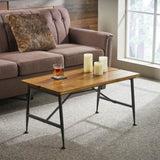 OCALA INDUSTRIAL WOOD METAL COFFEE TABLE 60729.00