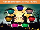 63 in Lighted Halloween Witch Decoration with 3 Witches, Color-Changing Heads and Scary Sounds, 88275864