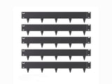 5-Pack Landscape Edging , Bendable Garden Border & Heavy Duty Lawn Edging for Flower Beds 05667548