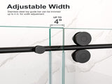 ( Updated to order with the new SKU W2813P389038 ) 56"-60"W x 72"H Frameless Single Sliding Shower W2813P297369