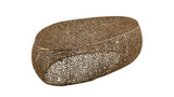 T3601-50 Oval Coffee Table Gold B009140732