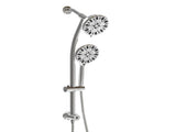 Multi Function Dual Shower Head - Shower System with 4.7" Rain Showerhead, 7-Function Hand Shower, W124361924