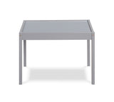 Della 3-Piece Solid Wood Kids Table & Two Chair Set, Gray B022P174729