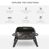 ZNTS Portable Charcoal Grill /BBQ Grill （Prohibited by WalMart） 04313410