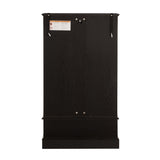 Lighted Glass Curio Cabinet with Adjustable Shelves - Elegant 2-Door Display Cabinet & Built-in W1758P297549