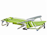 5-Position Folding Beach Chair for Adults with Headrest, Cup Holder, Cooler Bag, Shoulder Strap, 00511748