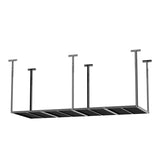 ZNTS 3x8 Overhead Garage Storage Rack, Heavy Duty Adjustable Ceiling Mounted Storage Racks, 750LBS Weight 21440771