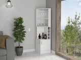 Syrah Corner Bar Cabinet - White B200102687
