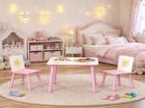 3-Piece Kids Table and Chair Set, Toddler Furniture for Boys and Girls Ages 3-8, Perfect for 33813836