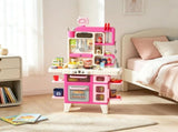 104-Piece Pretend Play Kitchen Set, Realistic Lights & Sounds, Toy Kitchen Accessories for Boys & 09990938