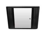 Wall-Mounted Bathroom Cabinet with Mirror, Metal Framed Mirrored Door Medicine Cabinet, 2 Inner W3122P272885