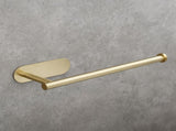 Stainless Steel Towel Holder Adhesive Lengthen Toilet Paper Holder for 2 Roll Papers, Brushed Gold 77105360