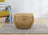 T3502-32 Round Coffee Table in Gold B009140726