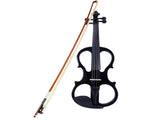 4/4 Electric Silent Violin Case Bow Rosin Headphone Connecting Line V-0 23832049
