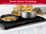 Double Induction Cooktop, Portable Dual Countertop Burner with Sensor Touch, 4000W Induction Cooktop 61689667