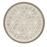 Round Two-tone Medallion Wall Decor B03598801