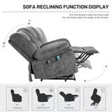 Power Lift Recliner Chair Sofa for Elderly with Massage W1403P177439