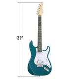 KST Stylish H-S-S Pickup Electric Guitar Kit with 5W AMP Bag Guitar Strap Strings Lake Blue 18724091