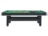 6-ft Pool Table with Table Tennis Top - Black with Green Felt W465137246