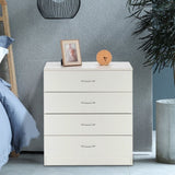 Modern Simple 4-Drawer Dresser White 63880802