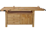 Wood Workbench - Wooden Workbench for Garage Workshop and Home, with Rapid Action Woodworking Vise 7 59267549
