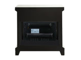 Noralie Mirrored & Faux Diamonds Fireplace B2726P448748