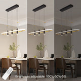 Javeriah 4 - Light Black/Gold Dimmable LED Pendant Light T3177P284002