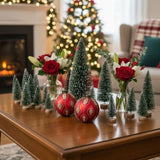 4PCS Set 4.7" Christmas Glass Ball Ornaments Holiday Decor for Xmas Tree Hanging Party Supplies FBA 30081146