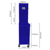 High Capacity Rolling Tool Chest with Wheels and Drawers, 6-Drawer Tool Storage Cabinet--BLUE 58027396