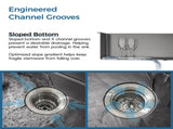 Stainless Steel Kitchen Sink, 32x19 Double Bowl in Black, Overmount Handmade Sink, with US 87676543