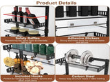 6-Tier Over the Door Pantry Organizer, Large Metal Door Spice Rack, Hanging Heavy-Duty Pantry Door 68119486