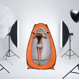 ZNTS 1-2 Person Portable Pop Up Toilet Shower Tent Changing Room Dressing Tent Camping Shelter Orange 11685588