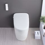 ZNTS Smart Toilet Bidet Combo with Self-Cleaning Nozzle, Heated Seat, Night Light, Knob Control, Power W1219P262872