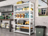 71" H Adjustable Storage Rack, Adjustable Shelves, 2000LBS Five-Tier Shelving Unit, 38809101