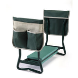 Outdoor 2-in-1 Garden Stool and Kneeler, Garden Bench with Tool Bags, Kneeling Pad, Gift for Parent, W2181P155115