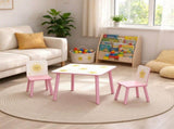 3-Piece Kids Table and Chair Set, Toddler Furniture for Boys and Girls Ages 3-8, Perfect for 33813836