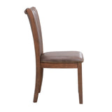 Wooden Dining Chairs Set of 2, Modern Fabric Upholstered Side Chairs,Mid Century Modern W2582P188342