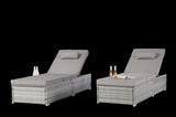 Outdoor Chaise Lounge Chair Set of 2 with Patio Pool Chairs Tanning Lounges for Outside,Beach Rattan W874P266565