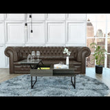 Atlanta Lift Top Coffee Table, One Shelf, Carbon Espresso / Onyx B097132904
